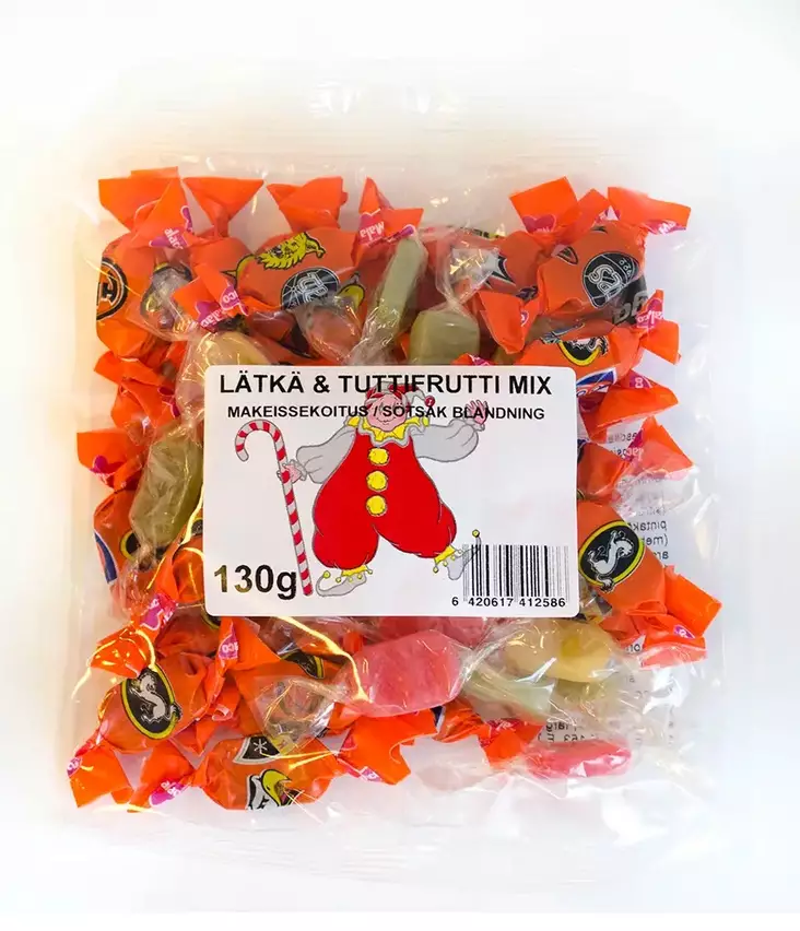 LÄTKÄ / TUTTIFRUTTI SEKOITUS 300G - Makeispussit, -patukat ja tikkarit - 6420617418212 - 1