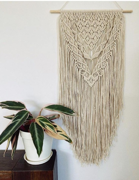 MAKRAMEE-KORISTE 50 X 75 cm - Koriste-esineet - 6438159312202 - 1