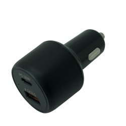 Mobia autolaturi USB-C PD 30W + USB QC3.0 18W, Max. 48W - Auton puhelintarvikkeet - 6430035347742 - 1