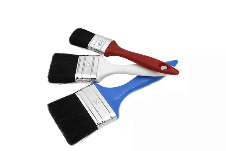 Muovivartinen sivellinsetti.35-50 ja 70 mm - Maalaussetit - 6418899838132 - 1