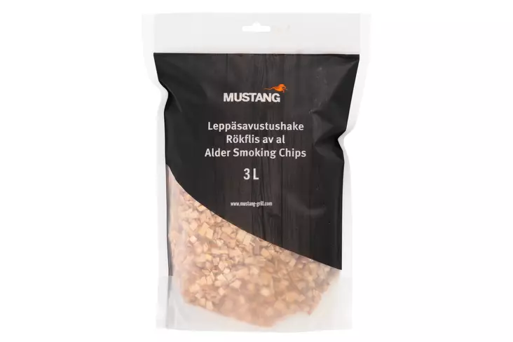 Mustang Savustushake Leppä 3 L - Hiilet, briketit ja halot - 6410411826832 - 1