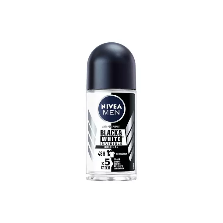 NIVEA DEO ROLL-ON 50ML B&W ORIGINAL - Miesten deodorantit - 0000042349532 - 1