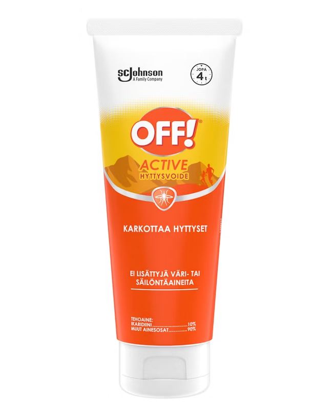 OFF ACTIVE HYTTYSVOIDE 100ML - Hyönteiskarkoittimet ja -pyydykset - 5000204327502 - 1