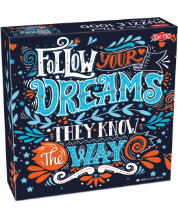 PALAPELI 1000 PALAA FOLLOW YUOR DREAMS - Palapelit - 6416739582412 - 1