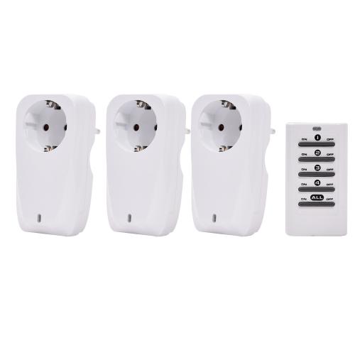 PISTORASIA KAUKOSÄÄDÖLLÄ 3+1 - Etävirtakytkimet - 6438152080542 - 1