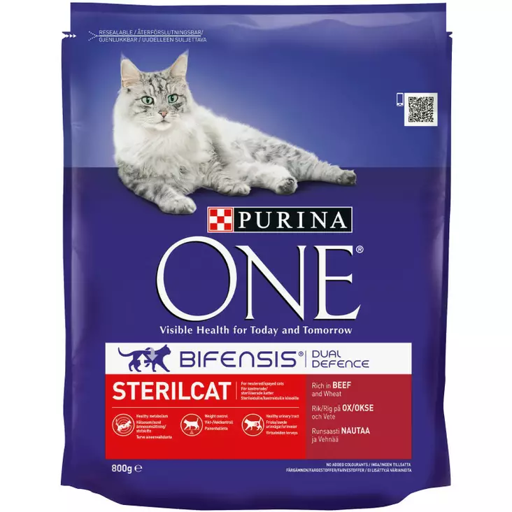 PURINA ONE STERILCAT - Kissan terveys ja erikoisravinnot - 7613032026462 - 1