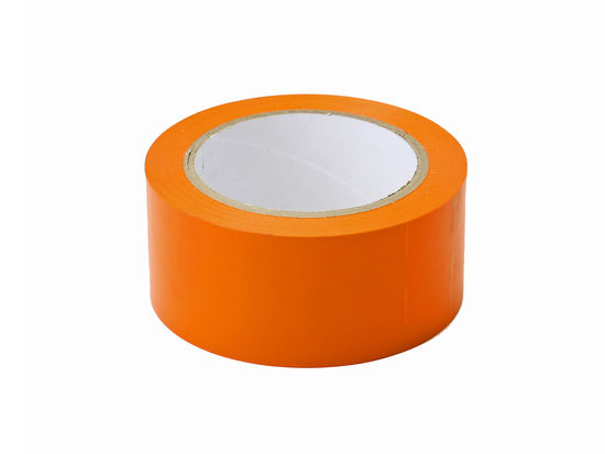 PVC Rakennus-/suojausteippi, 50 mm x 33 m Oranssi - PVC-teipit - 4013307742692 - 1