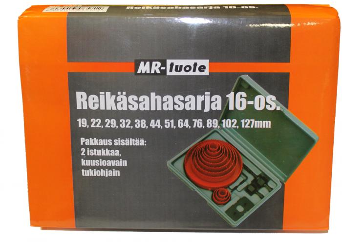 REIKÄSAHASARJA 16-OS. 19-127mm - Reikäsahat - 6430013065712 - 1
