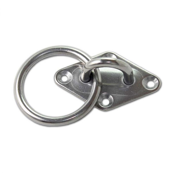 RENGASLEVY LENKILLÄ 36x58MM RST - Ankkurit ja veneen kiinnitystarvikkeet - 6430014226662 - 1