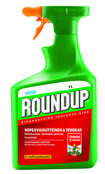 ROUNDUP RIKKAK. TORJUNTA-AINE SPEED 1L - Kasvisuojeluaineet - 5707441553472 - 1