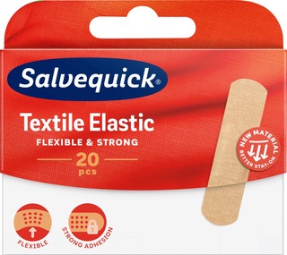 Salvequick Textil kangaslaastari 20 kpl - Ensiaputuotteet - 7310616442242 - 1