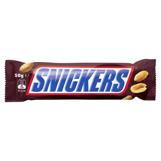 Snickers pähkinäsuklaapatukka 50g - Suklaat ja konvehdit - 5000159461122 - 1