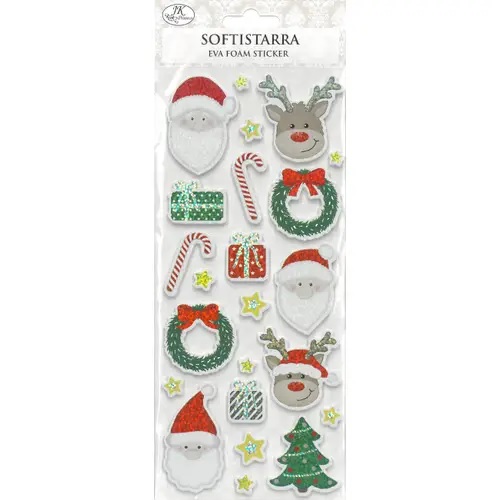 Softistarra Jouluhahmot hologrammi - Joulukorttiaskartelu - 6417715037612 - 1