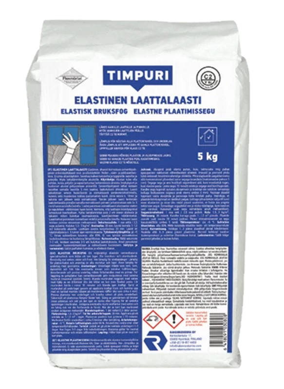 TIMPURI Remontti Laattalaasti 5 kg - Laatoitustarvikkeet - 6418091030822 - 1