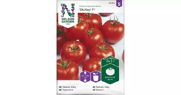 Tomaatti, Shirley F1 - Vihannesten ja hedelmien siemenet - 7312600863002 - 1