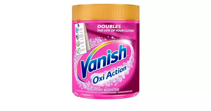 Vanish Oxi Action tahranpoistojauhe 470 g kirjopyykille FI-SV-NO-DK - Pyykinpesuaineet  - 5701092111012 - 1