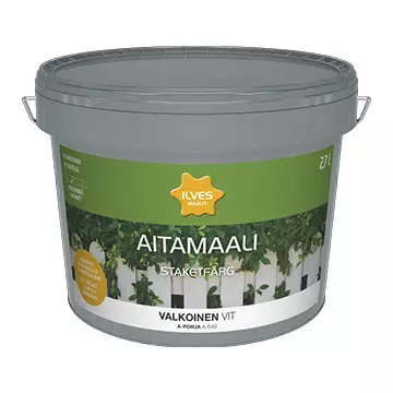 AITAMAALI VALKOINEN 2,7 L - Ulkomaalit ja talomaalit - 6430026954522 - 1