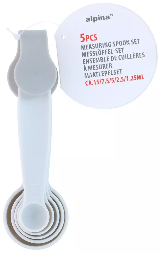 Alpina mittalusikkasetti, 5 osaa/paketti - Leipurin välineet - 8711252424712 - 1