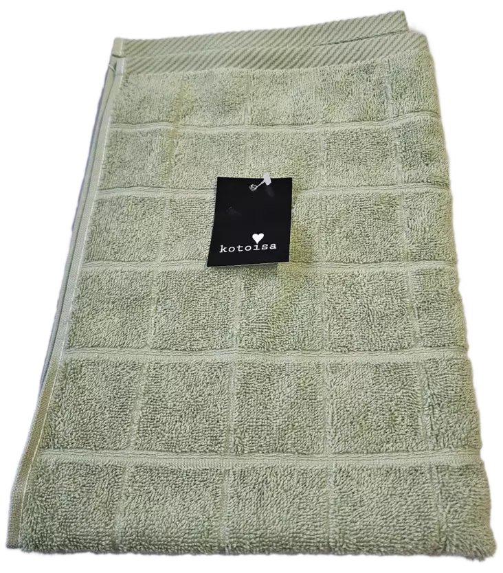 FROTEEPYYHE 50 X 70 cm vaaleanvihreä - Käsi- ja kylpypyyhkeet - 6438159909242 - 1