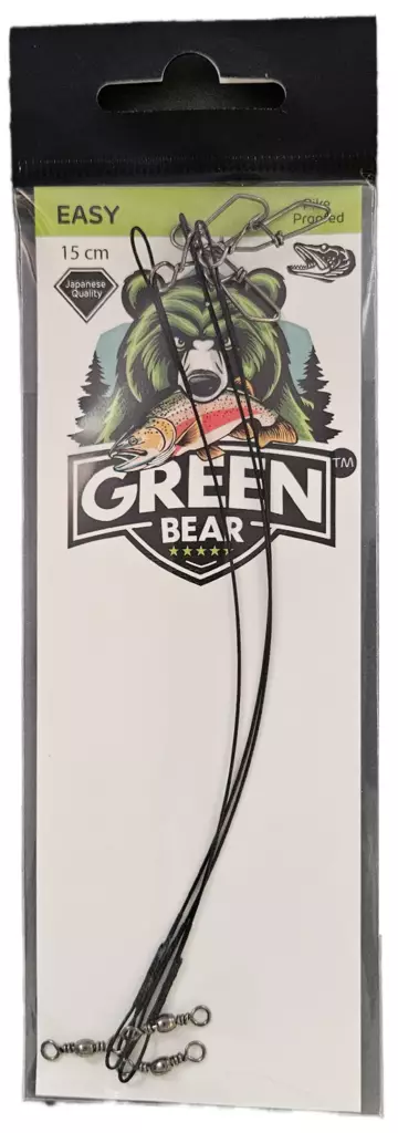 Green Bear Easy teräsperuke 15cm - Perukesiimat ja -tarvikkeet - 6429811361102 - 1