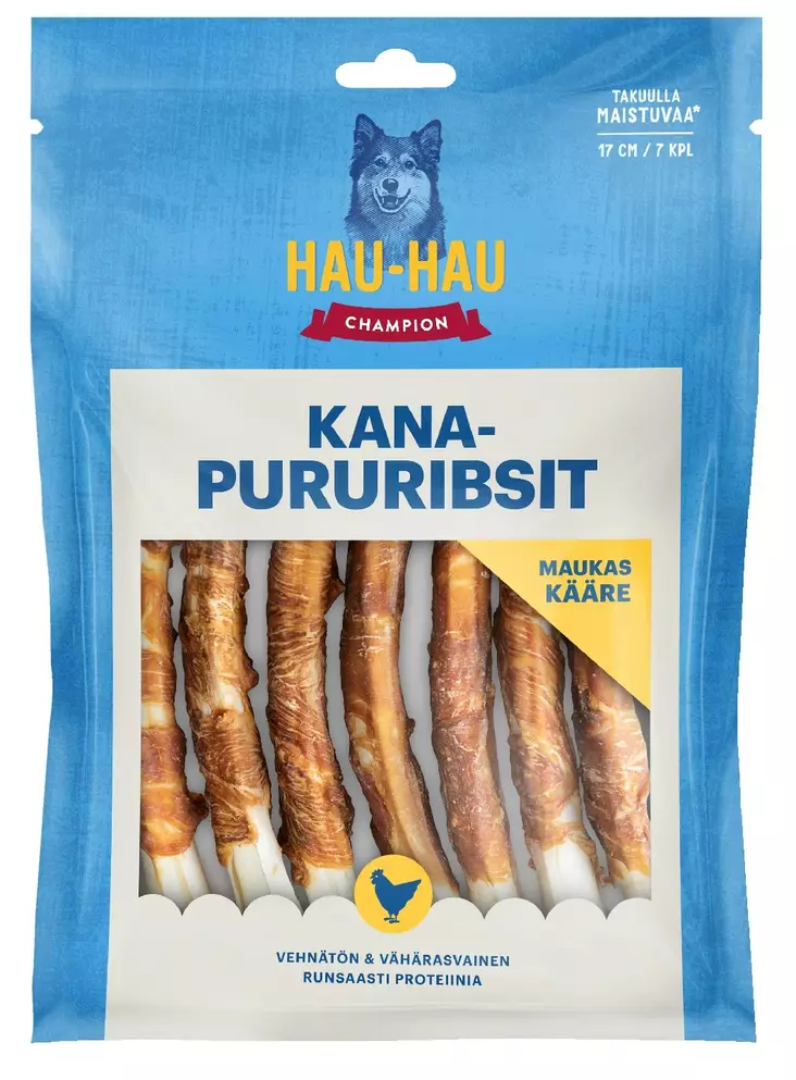 HHC Kanapururibsit 17 cm, 7 kpl, 490 g - Puruluut - 6430076895592 - 1
