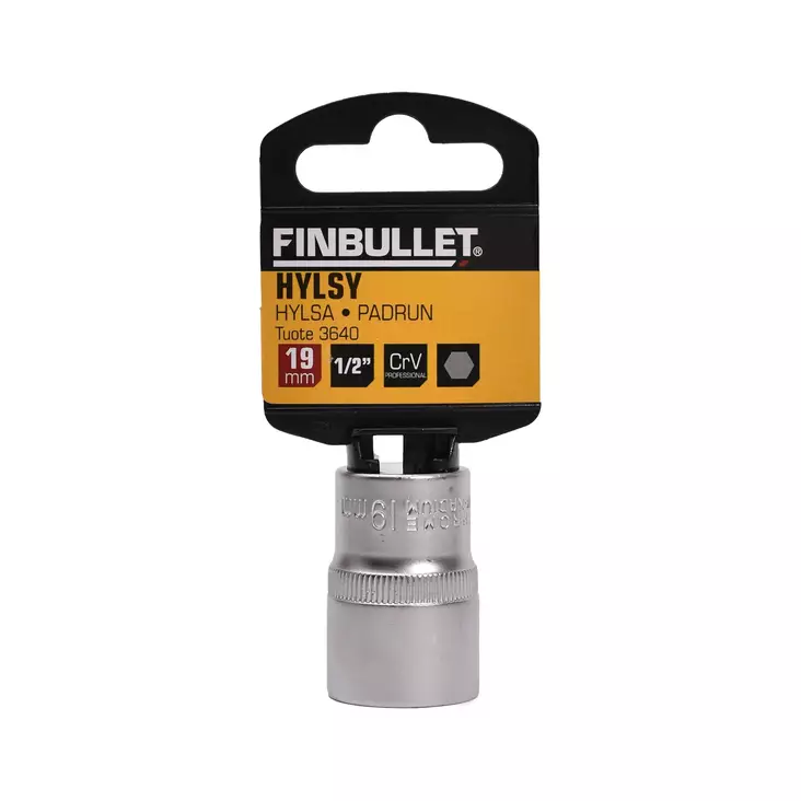 Hylsy 1/2" 19 mm - Hylsytyökalut - 6438152036402 - 2