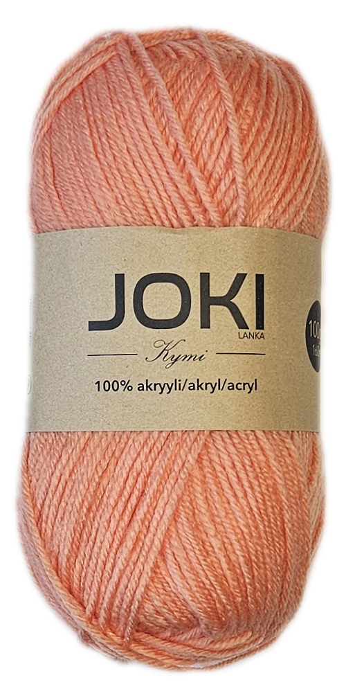 JOKI-KYMI AKRYYLILANKA koralli - Neulelangat ja virkkuulangat - 6438159319652 - 1