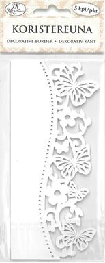 Koristereuna Perhonen valk. - Tee-se-itse DIY - 6417715069552 - 1