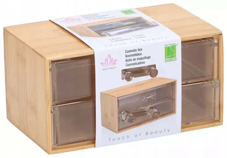 Kosmetiikka laatikko2 hyllyä - Laatikot - 8711252241562 - 1