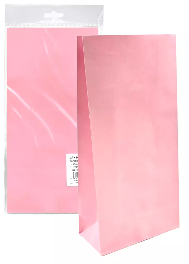 Lahjapussi vaaleanpunainen 10kpl - Tee-se-itse DIY - 6417715124022 - 1