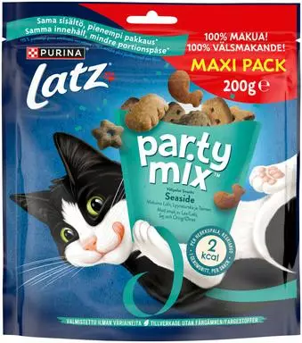 LATZ PARTY MIX SEASIDE 200 g - Kissan märkäruoka - 7613287902382 - 1