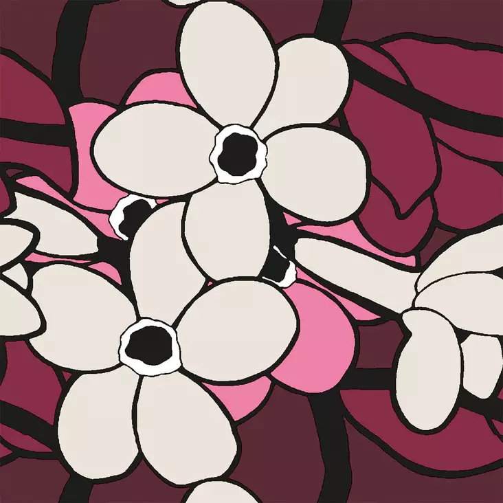 Lautasliina Vallila 24x24 Kukkatarha - Lautasliinat - 7321012305482 - 1