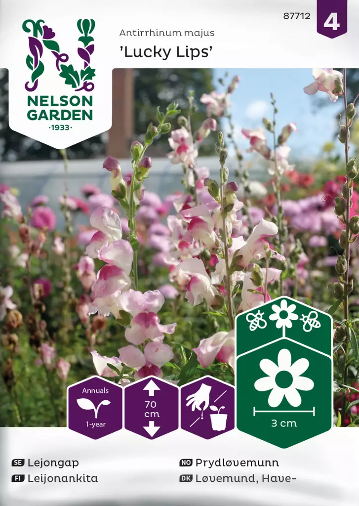 Leijonankita, Lucky Lips - Kukkien siemenet - 7312600877122 - 1