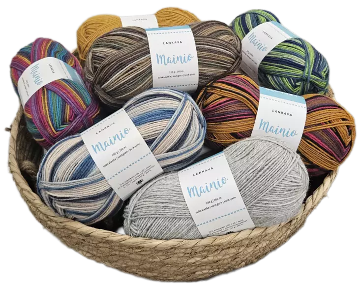 MAINIO SUKKALANKA USEITA VÄREJÄ - Neulelangat ja virkkuulangat - 0000000007092 - 1