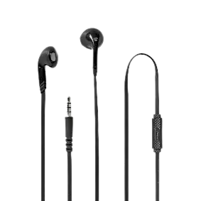 Nedis Nappikuulokkeet Mikrofonilla | Mus - Kuulokkeet - 5412810412532 - 1