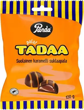 PANDA TADAA SUOLAINEN KARAMELLI 120G - Suklaat ja konvehdit - 6412500027342 - 1
