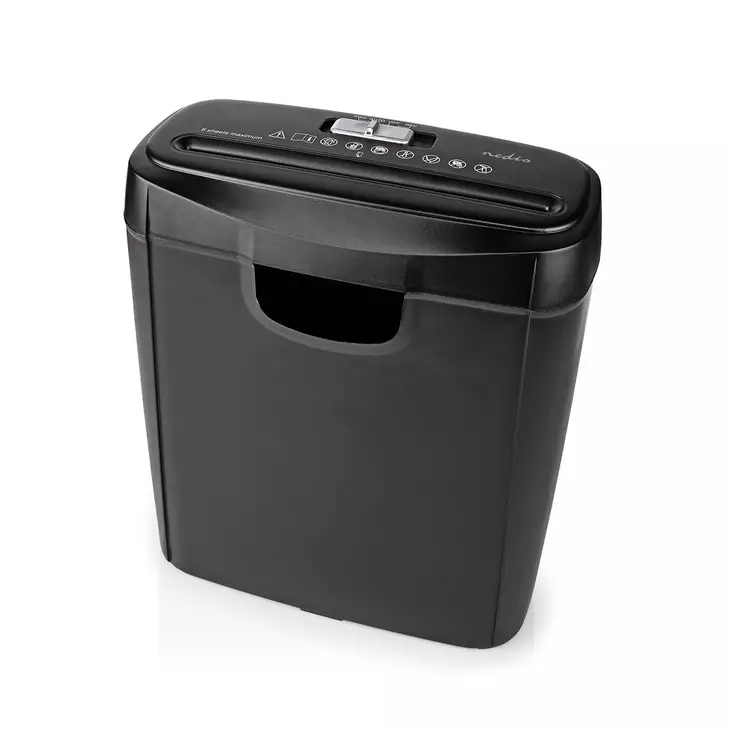Nedis paperisilppuri A4, 6 arkkia, 10 l, DIN P-2 - Paperisilppurit - 5412810336692 - 1