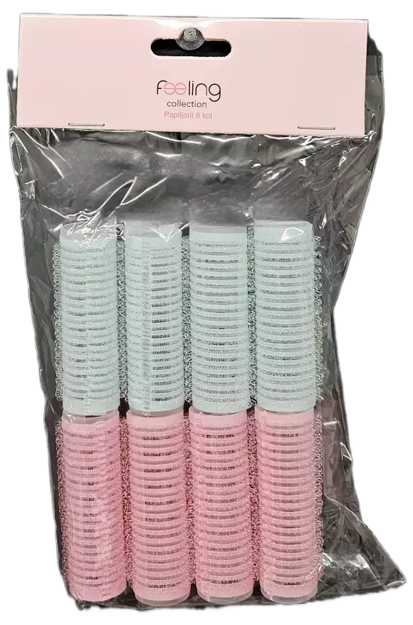 PAPILJOTIT 8KPL VÄRILAJITELMA - Kosmetiikkatarvikkeet - 6438159361132 - 1