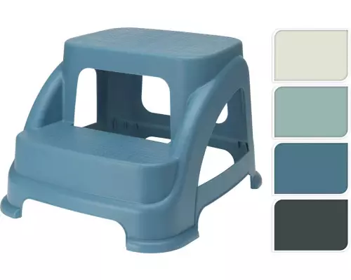 Porrasjakkara 2-tasoa muovia - Rahit ja jakkarat - 8720573580472 - 1