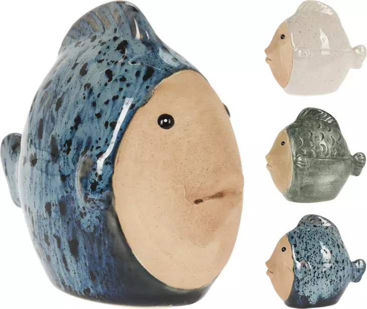 Porsliini Kala Koriste-esine - Koriste-esineet - 8720573976442 - 1