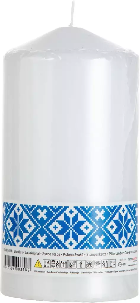 PÖYTÄKYNTTILÄ 15 CM VALK - Pöytäkynttilät ja tuoksukynttilät - 4740302003182 - 1