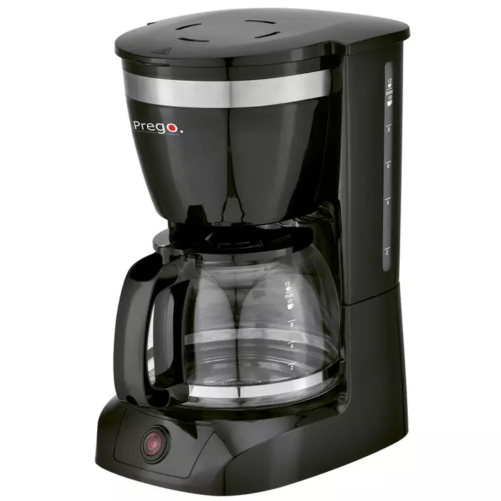 PREGO KAHVINKEITIN 1,25L MUSTA - Keittiön pienkoneet - 6430037757082 - 1