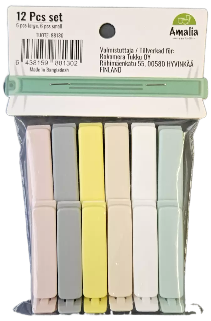 PUSSINSULKIJA 12 kpl/pkt - Pakastuspussit ja kertakäyttörasiat - 6438159881302 - 1