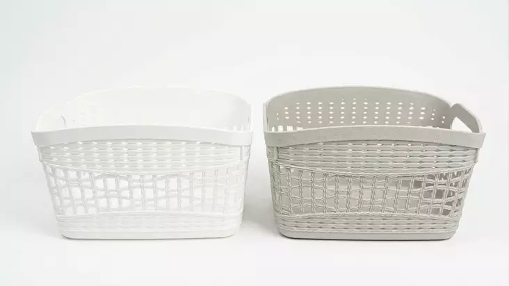 Säilytyskori 21 × 15,5 × 12,5 cm – 1 kpl värilajitelmasta - Korit - 6438506026752 - 1