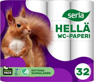 SERLA WC HELLÄ 32 rl valk. - WC-paperit - 6414301079452 - 1