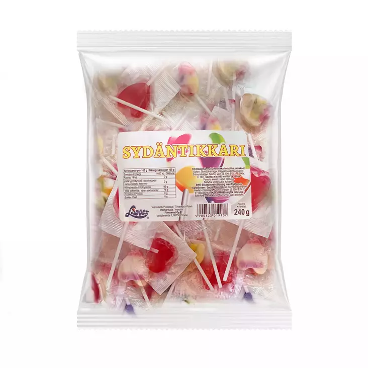 Sydäntikkarilajitelma - Makeispussit, -patukat ja tikkarit - 5900823019102 - 1