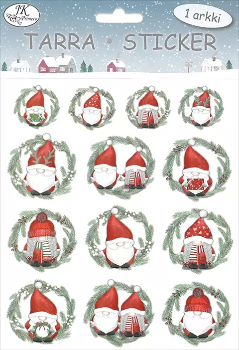 Tarra-arkki Pukki ja muori - Joulukorttiaskartelu - 6417715032792 - 1