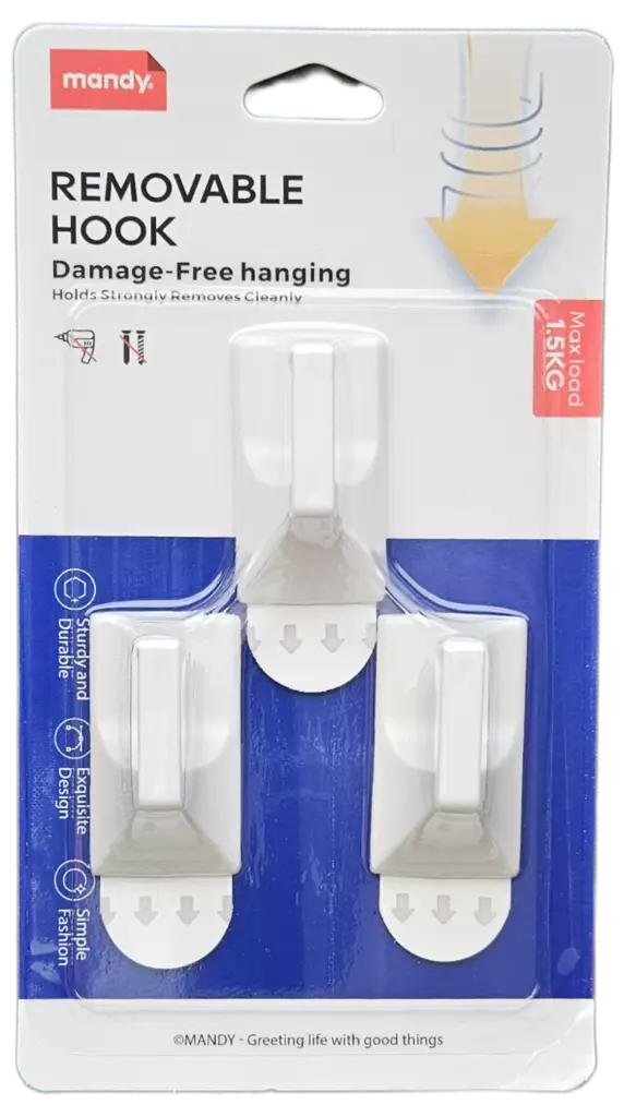 Tarrakoukut 3 kpl/pkt - Ripustuskoukut - 6438506002022 - 1