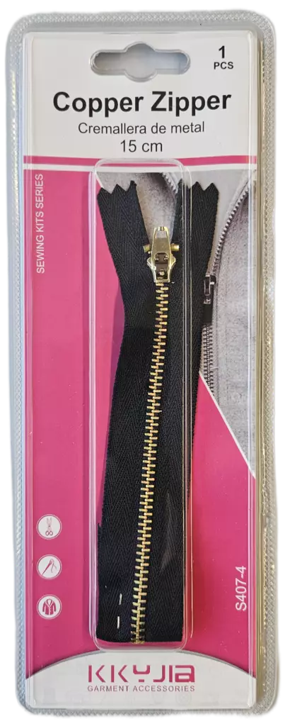 VETOKETJU 15 CM - Vetoketjut - 6438159387002 - 1