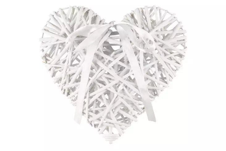 Winteria Kranssi Sydän 30 cm valkoinen - Tee-se-itse DIY - 6410416391922 - 1